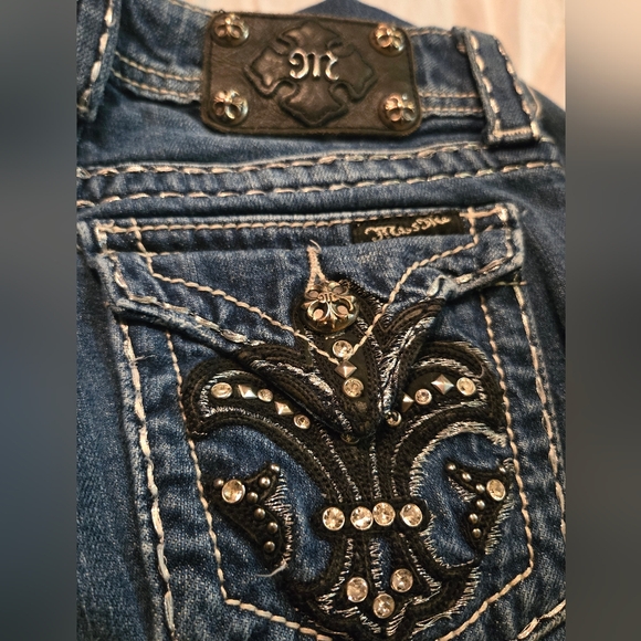 Miss Me boot cut jeans, - Picture 5 of 9